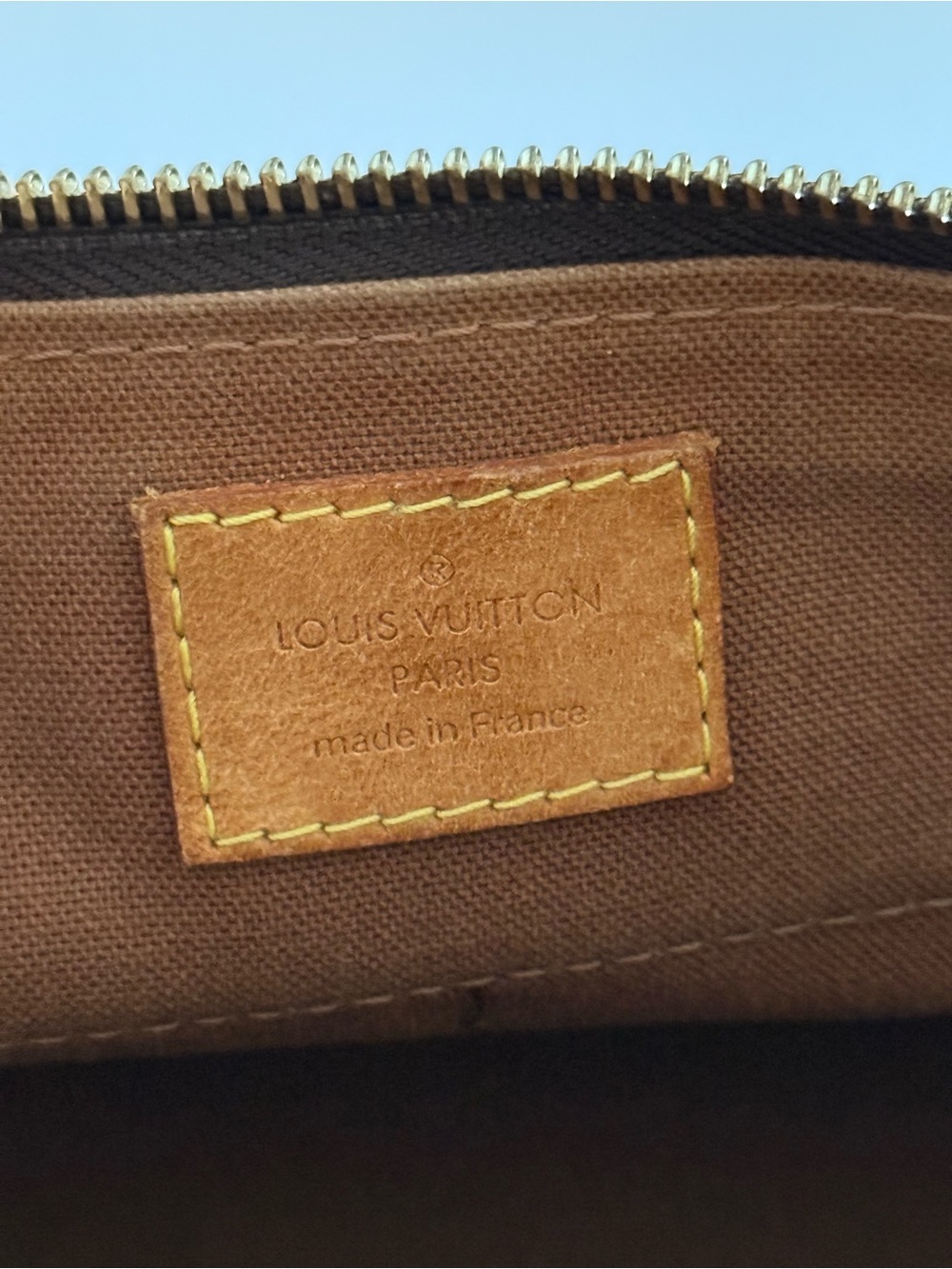 Louis Vuitton Brown & Tan Monogram Crossbody Bag with COA - Picture 12 of 17